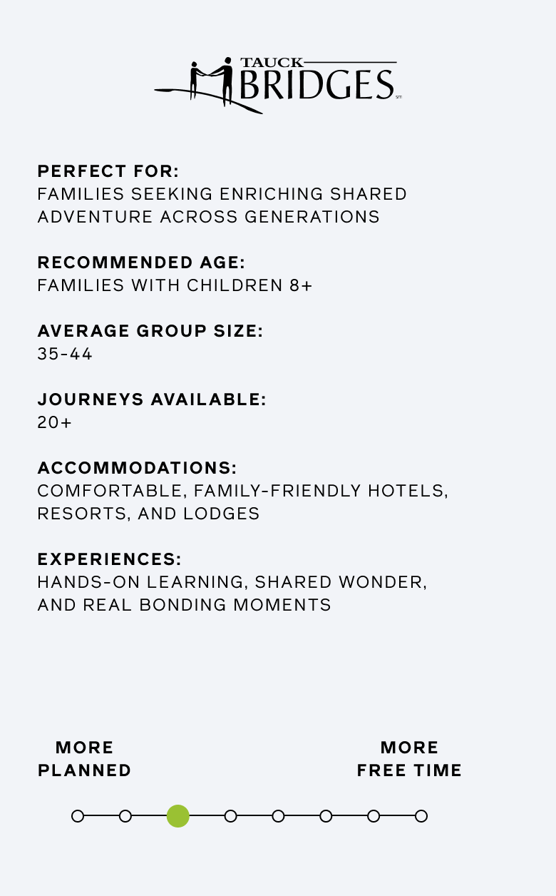 Tauck Bridges Family Adventures