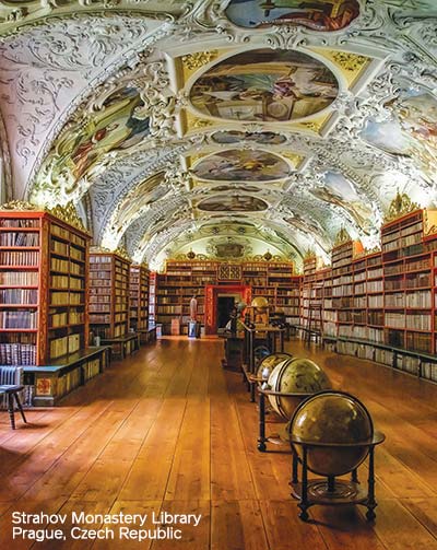 Strahov Monastery libraries in Prague