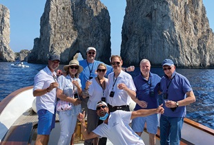 Guests in Capri, Italy