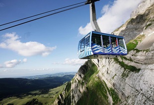 Tauck, Cable Car, Mt. Santis