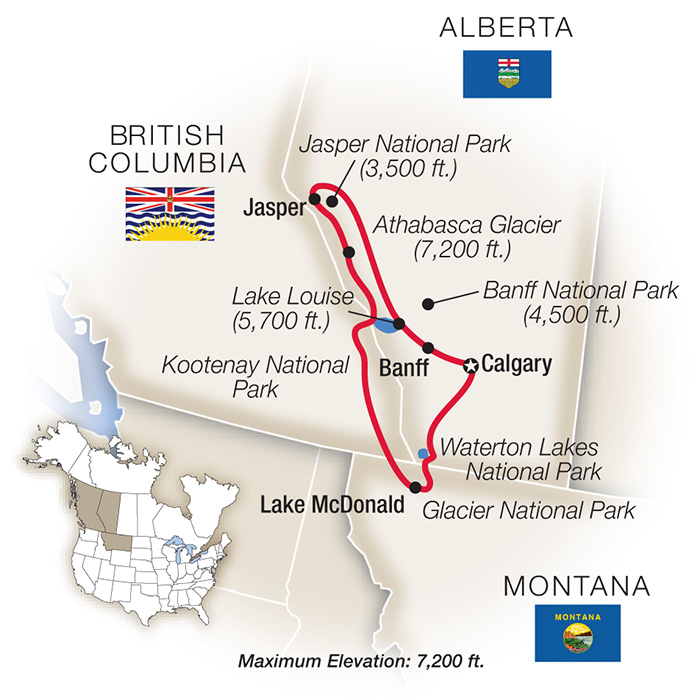 Canadian Rockies and Glacier National Park