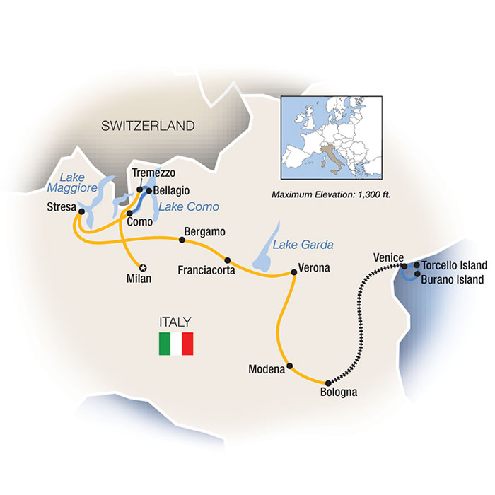 Tauck Tours 2025 Italy