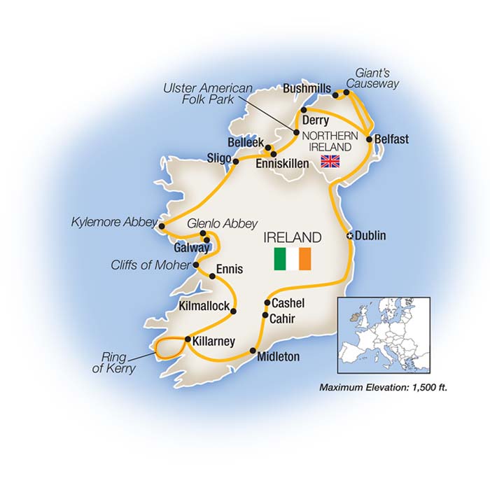 Best Ireland Escorted Tour