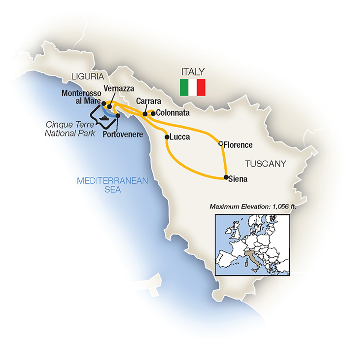 Tuscany Cinque Terre Escorted Tour