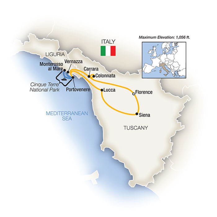 Tuscany Cinque Terre Escorted Tour