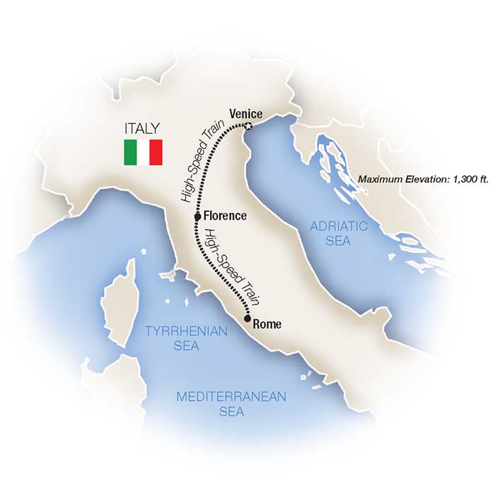 Tours of Italy Venice, Florence and Rome 2025 / 2025 Tauck