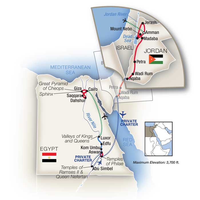 Petra to Pyramids Egypt Jordan Tour