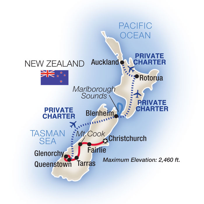 New Zealand Escorted Tours & Vacation Packages