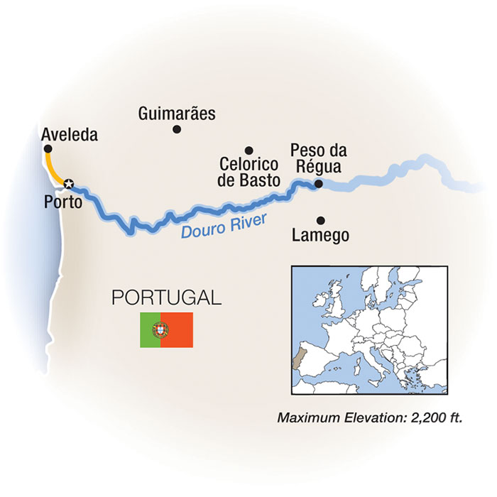 Essence of the Douro Itinerary Map