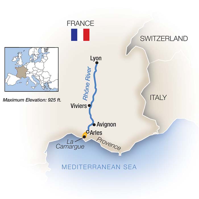 Essence of the Rhone map