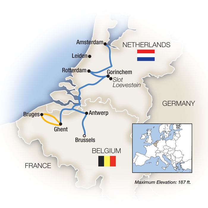Rhine River Cruise Amsterdam Brussels