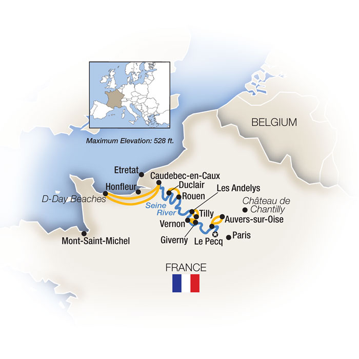 Seine River Cruise Tour Normandy Tauck