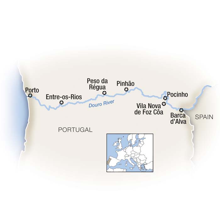 Douro River Cruise Map