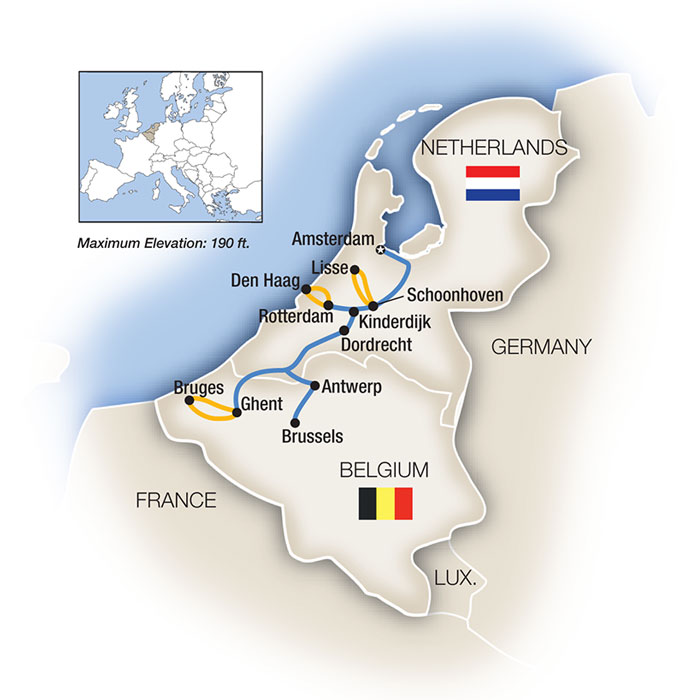 Belgium river cruise tauck