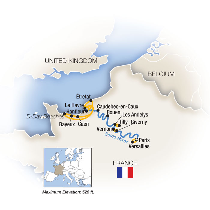 cruises including normandy