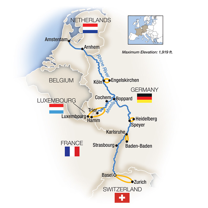The Rhine and Moselle - Northbound