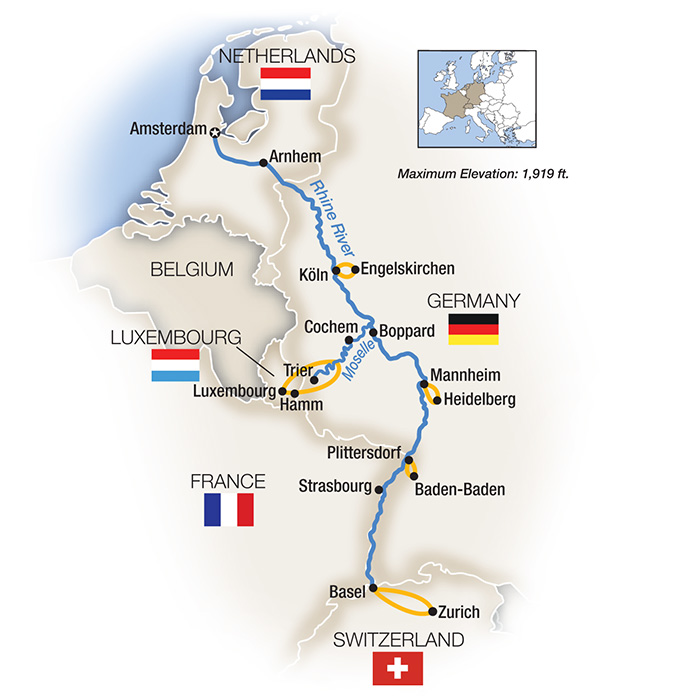 The Rhine and Moselle  - Southbound