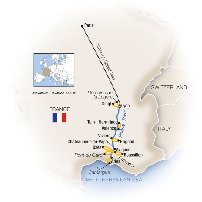 Savoring Southern France Paris Lyon Provence River Cruise