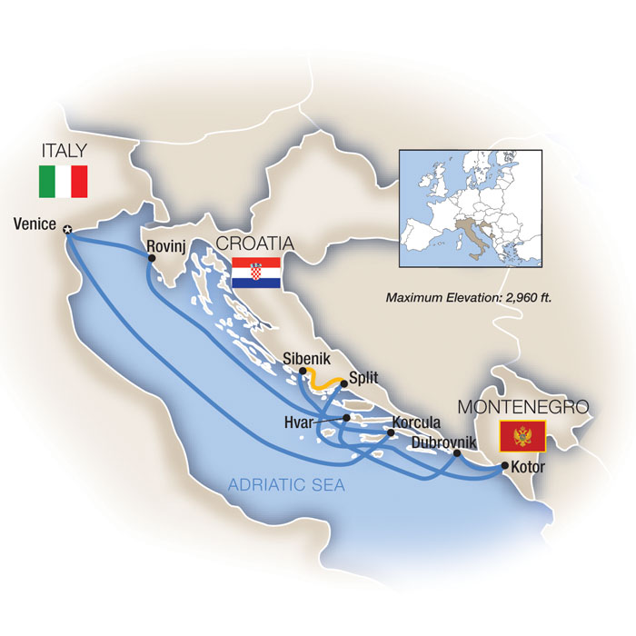 Venice Dalmatian Coast Cruise