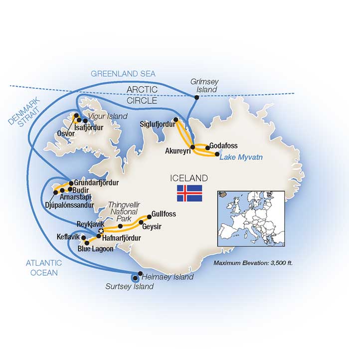 Cruise Around Iceland