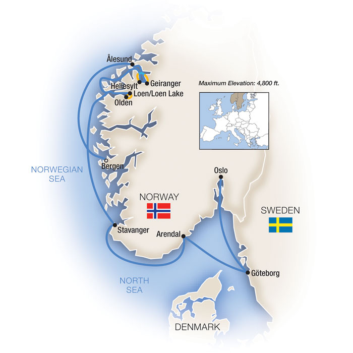 Fjords Coastal Treasures Norway Cruise