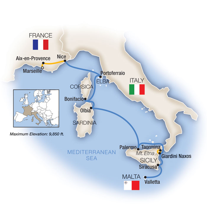 Mediterranean Cruise and Tour Tauck