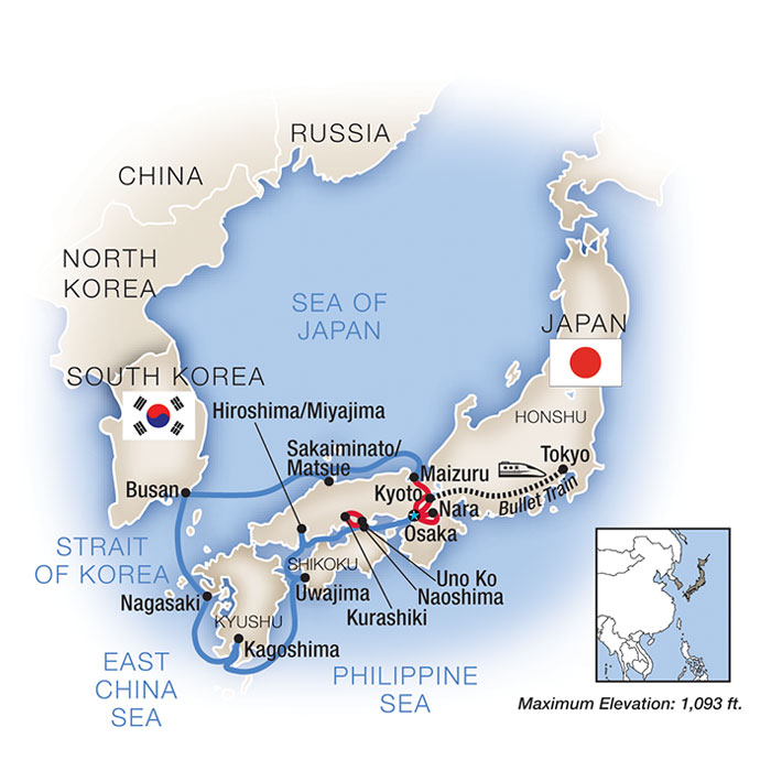 Cruise Around Japan 2025 / 2025 Tauck