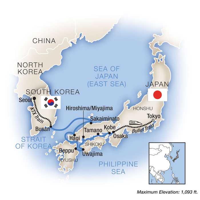 Sakura Seas Japan and South Korea Westbound