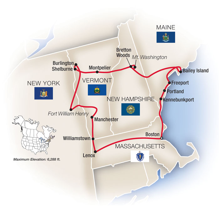 Grand New England Fall Foliage Guided Tour