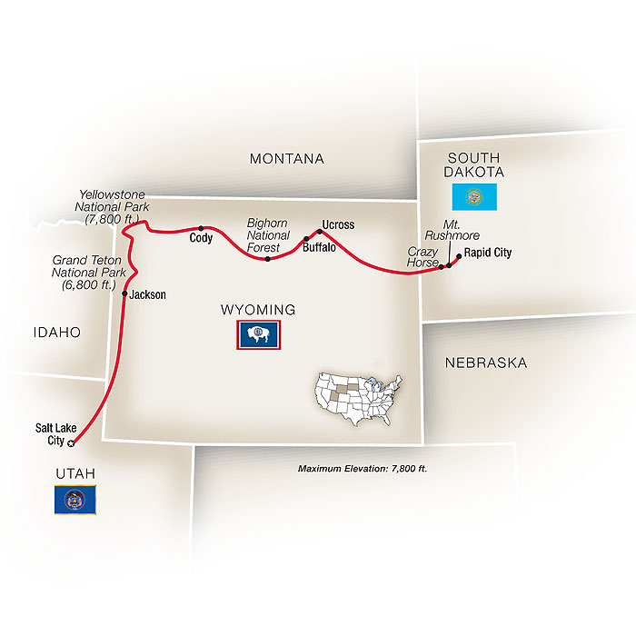 Tour Yellowstone & Grand Teton National Parks with Salt Lake City