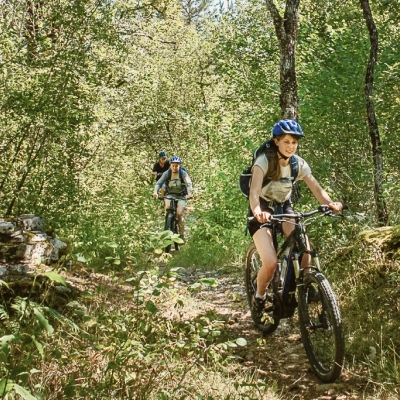 Biking and Bourdeilles