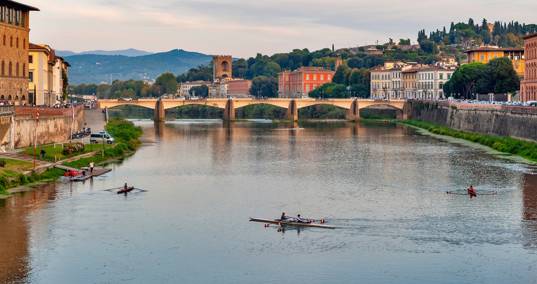 Kayak along the Arno