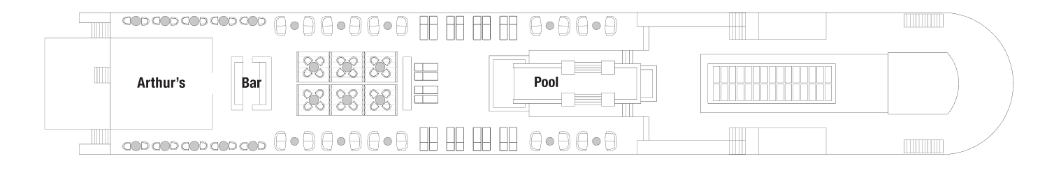 ms Andorinha deck plan for Sun Deck